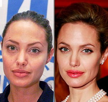 Celebrities Without Wearing Makeup angelina jolie.jpg
